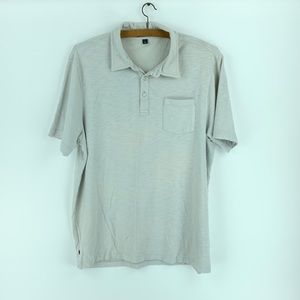 Travis Mathew Polo Golf Shirt Men’s Large Gray